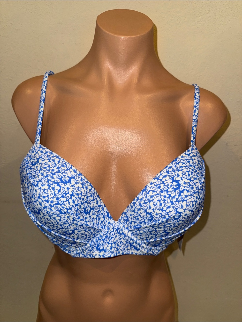 NWT Raisins push up bikini top bra size XL underwire